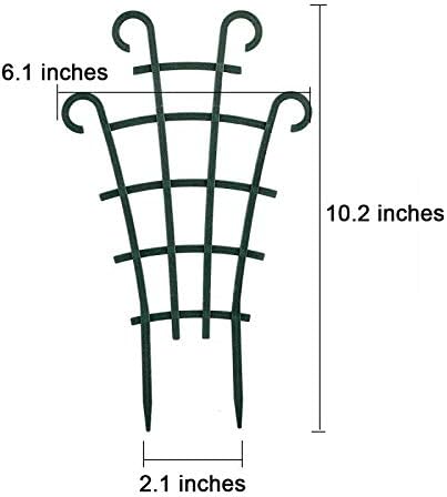 12 Pack Trellis for Potted Plants, Garden Trellis for Climbing Plants Plastic - Image 5
