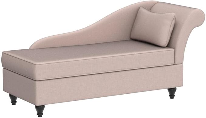 Yongqiang Indoor Storage Chaise Lounge Upholstered Fabric Lounge Chair Living - Image 4