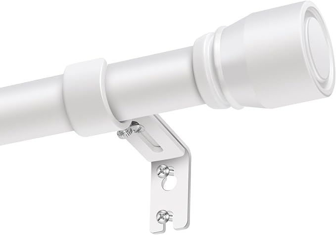 1” Diameter Curtain Rods Itself is 30 to 60 inch 1 Pack Fit 30-54 inch Window by Unknown