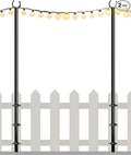 10FT String Light Poles for Outdoor, Heavy Duty Metal Lighting Stand Pole for by Eazielife