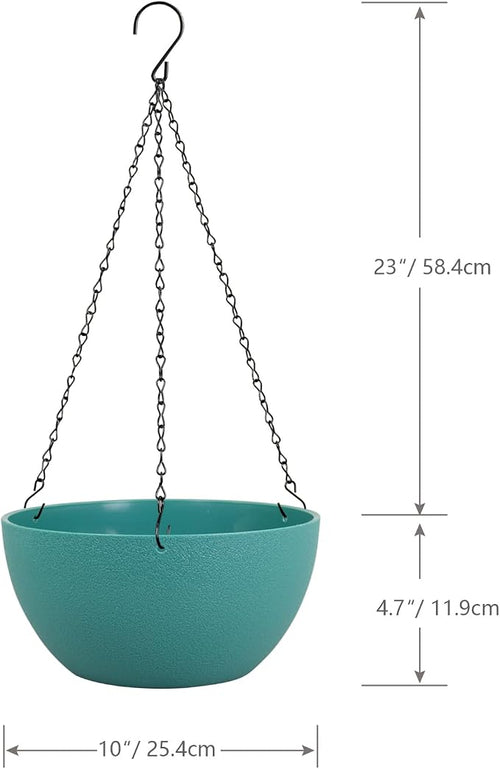 10 inch Hanging Planters for Outdoor Indoor Plants - Image 2
