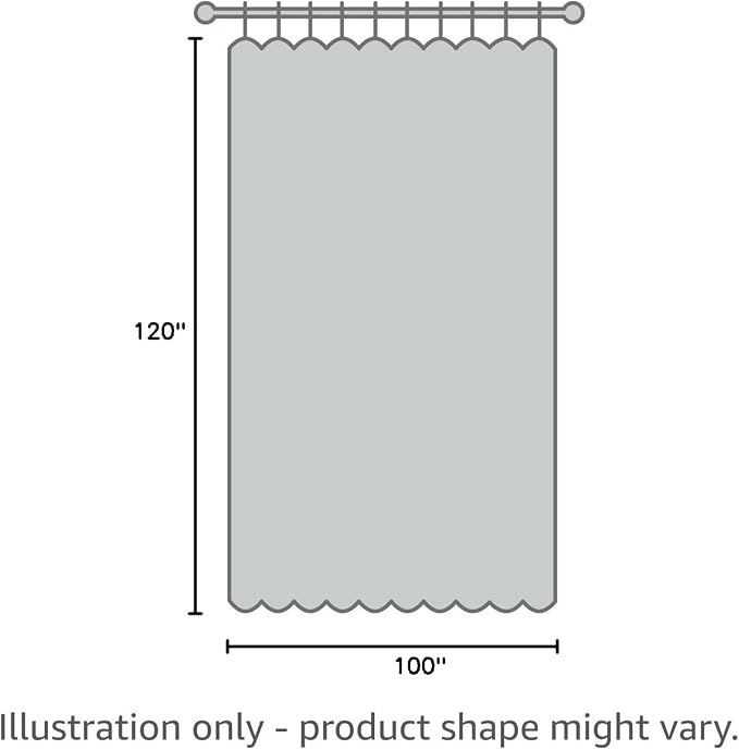 NICETOWN Outdoor Curtain for Patio Waterproof Extra Long 120" L, Fixed - Image 8