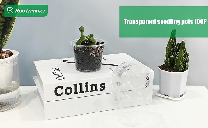 100 Pack 2.8 Inches Clear Plant Pots - Image 6