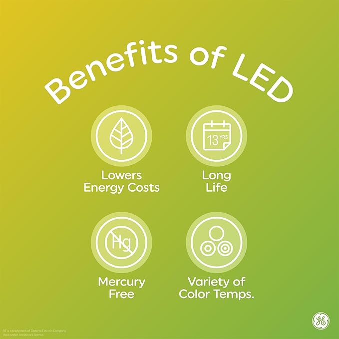 GE LED+ Dusk to Dawn A19 LED Light Bulbs, Automatic On/Off Outdoor Light - Image 8