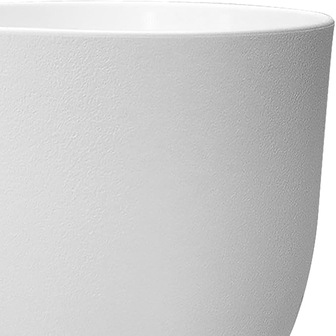 12/10/9 inch Large Plant Pots, 3 Pack Modern Decorative Plastic Planters - Image 5