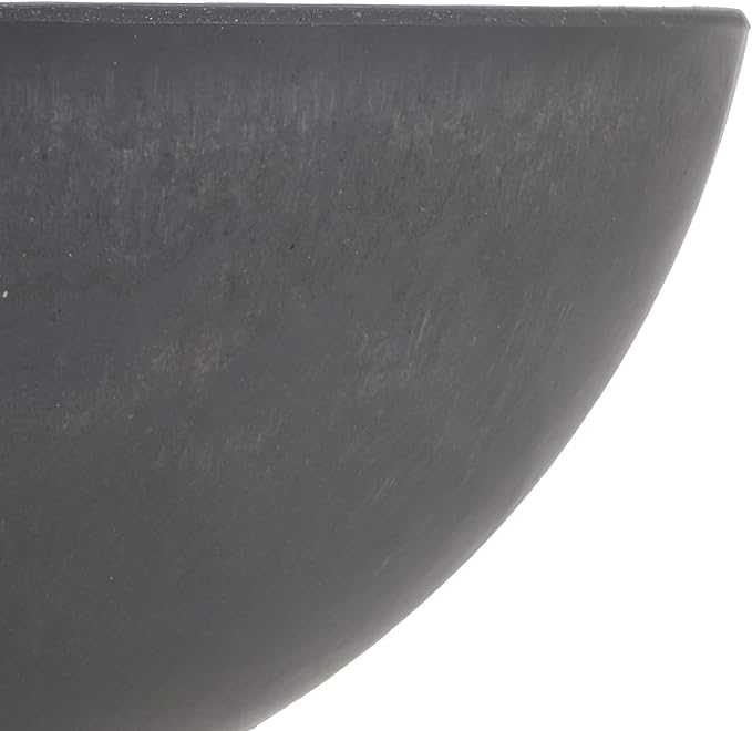 PSW Pot Collection M25DC 10-inch Plastic/Stone/Wood Composite Low Bowl Planter - Image 3