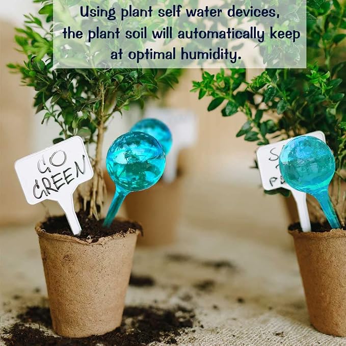 10pcs Plant Self Watering Globe Stakes, Plant Watering Stakes Automatic Plant - Image 2