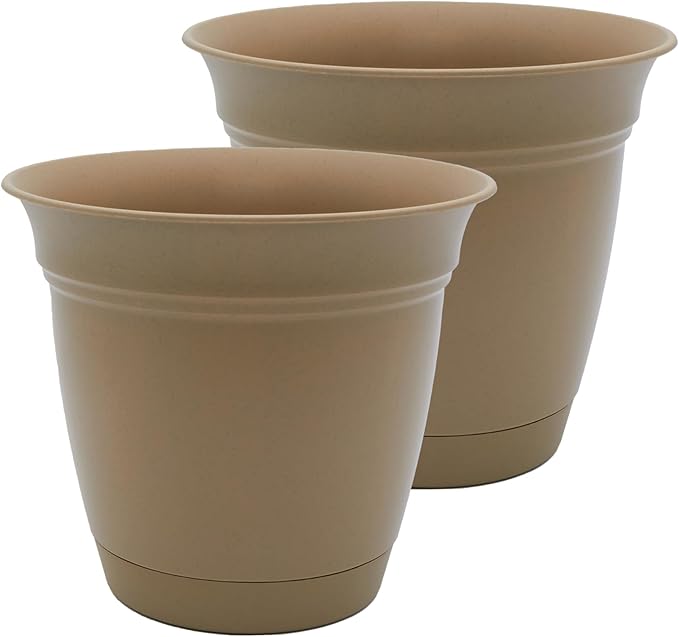 The HC Companies 16 Inch Eclipse Round Planter Pots by TheHCCompanies