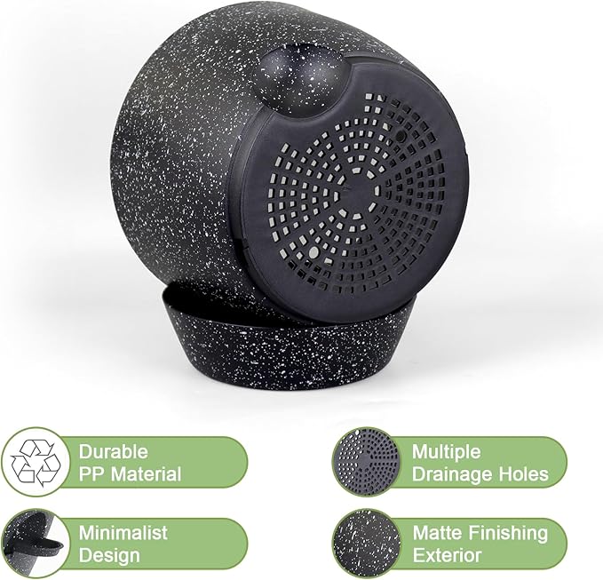 12/10/9 inch Large Self Watering Pots, Plant Pots - Image 3