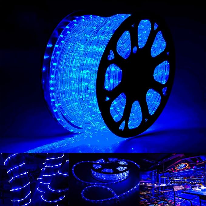 150ft LED Rope Lights Outdoor, 1080 LED Connectable and Flexible Tube Lights by Jnaurb
