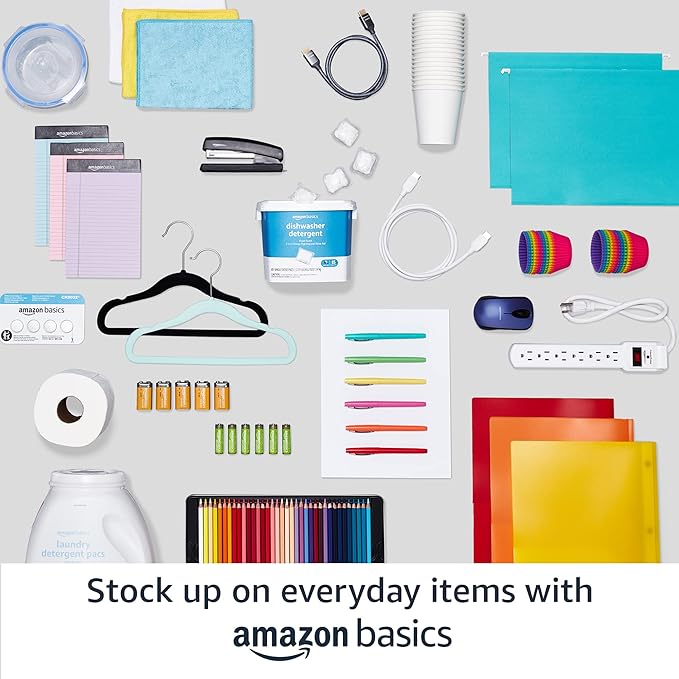 Amazon Basics 3-Shelf Adjustable Heavy Duty Storage Shelving Unit on 2" Wheels - Image 7