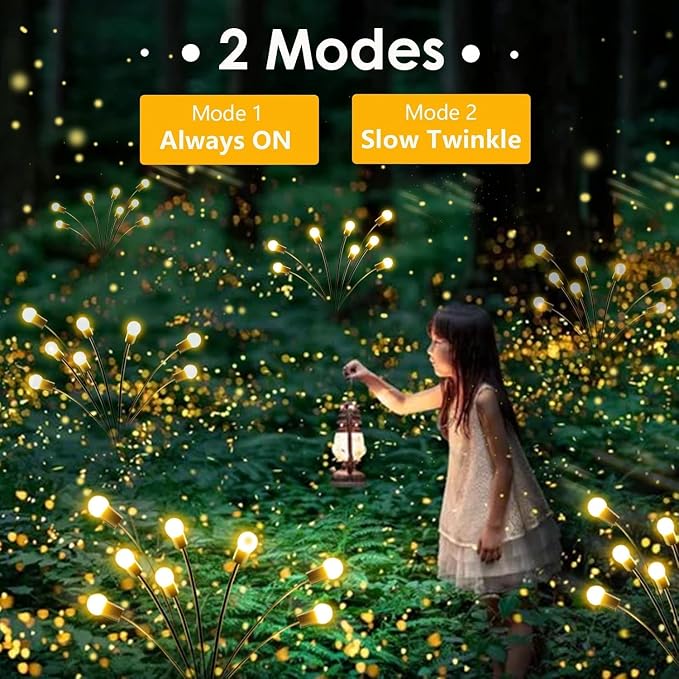 12-Pack Garden Solar Lights, 96 LED Solar Lights Outdoor - Image 5