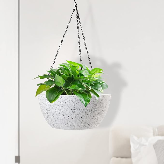 10 inch Hanging Planters for Outdoor Indoor Plants - Image 5