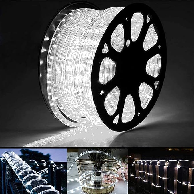 200ft LED Rope Lights Outdoor, 1440 LED Flexible Tube Lights by Jnaurb