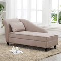Yongqiang Storage Chaise Lounge Indoor Upholstered Sofa Recliner Lounge Chair by lightupyourlife