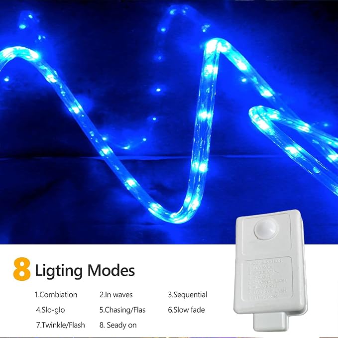 200ft LED Rope Lights Outdoor, 1440 LED Flexible Tube Lights - Image 3