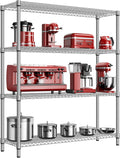 2800 LBS 59" W 4 Tier Storage Shelves Rack Metal Wire Shelving Unit, Storage by MEIGAOPLASTICANDMETALHKCOLIMITED