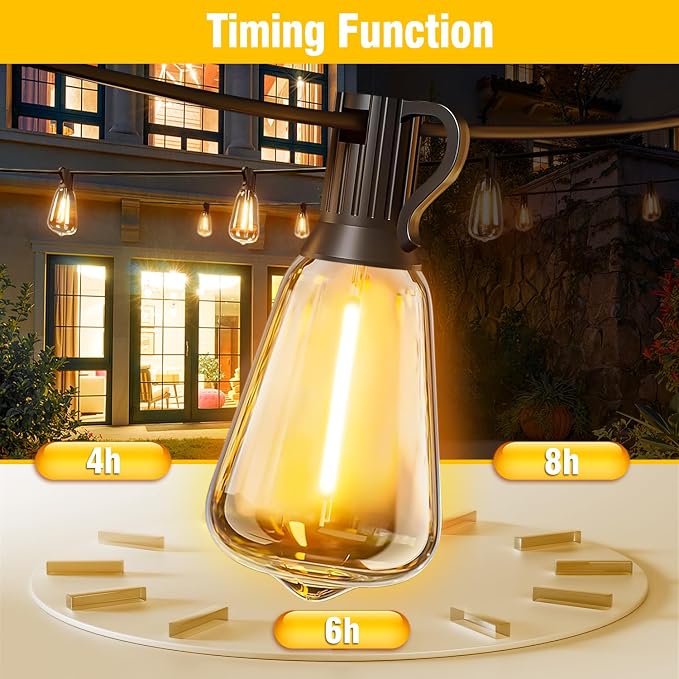 100FT Solar String Lights Outdoor Waterproof - Image 6