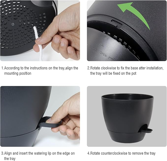 10/9/8 inch Self Watering Pots - Image 5
