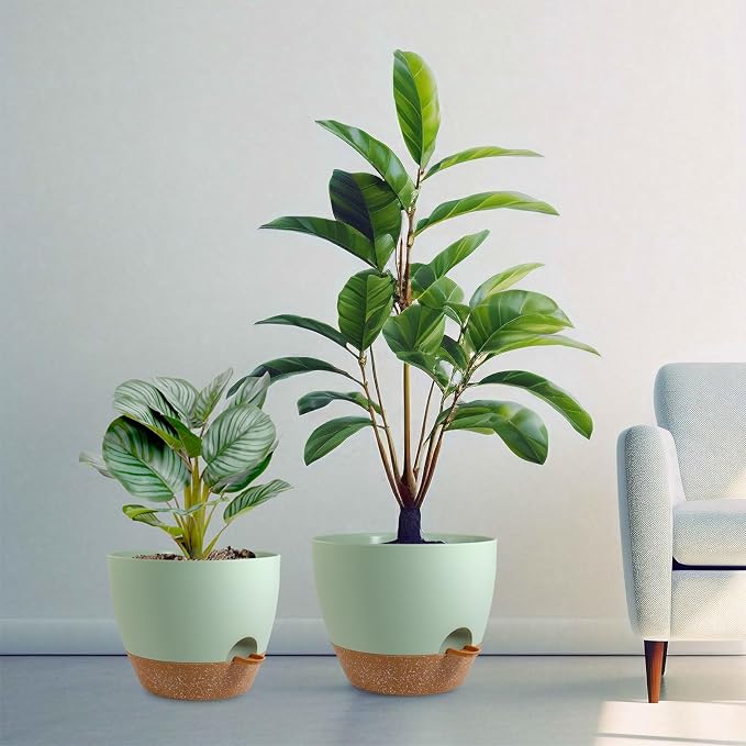 10/9/8 inch Self Watering Pots, Plant Pots - Image 7