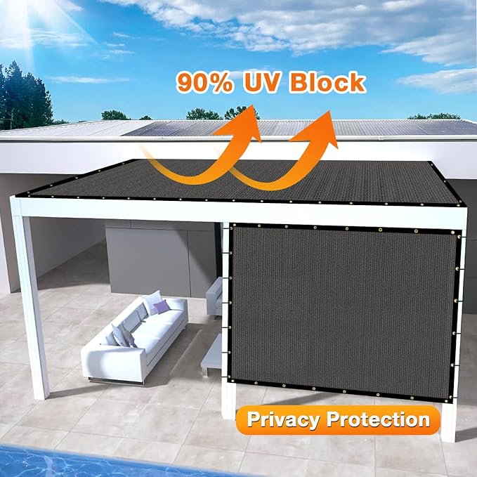 Artpuch Outdoor Pergola Shade Cover 20x22 FT Sun Shade Cloth - Image 3