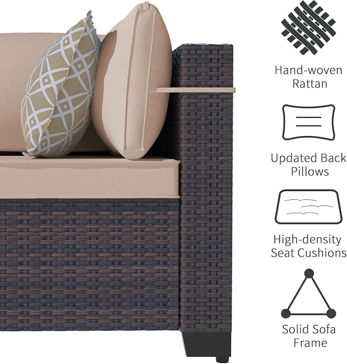 11 Pieces Patio Furniture Set - Image 4