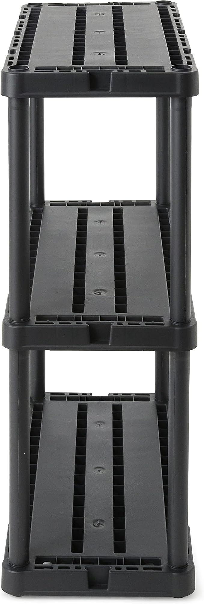 Gracious Living 3 Pack Light Duty Storage Shelves, Knect-A-Shelf 3-Shelf - Image 8