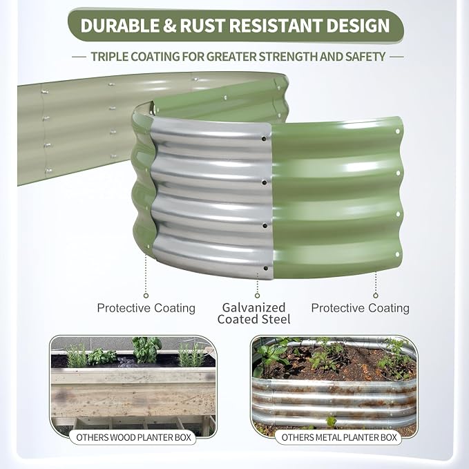 Galvanized Raised Garden Bed - Image 3