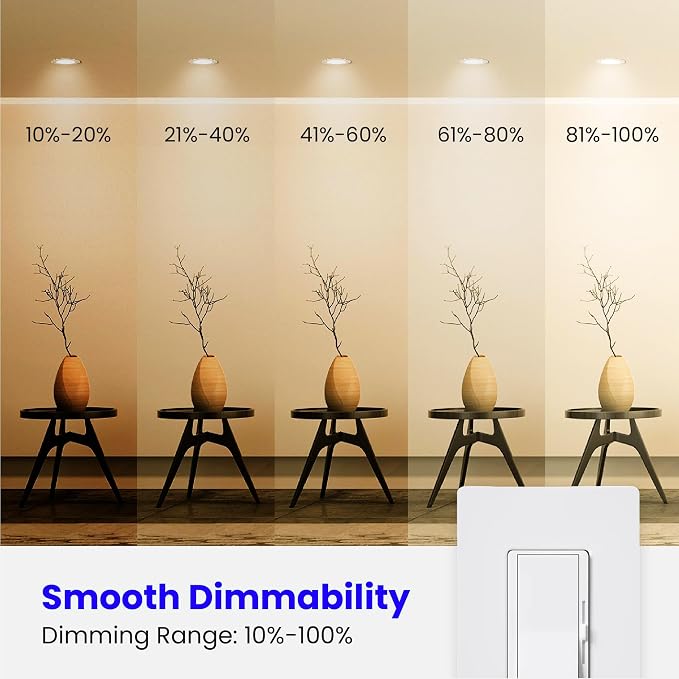 Feit Electric BR30 LED Light Bulbs, 100W Equivalent, E26 Standard Base - Image 4