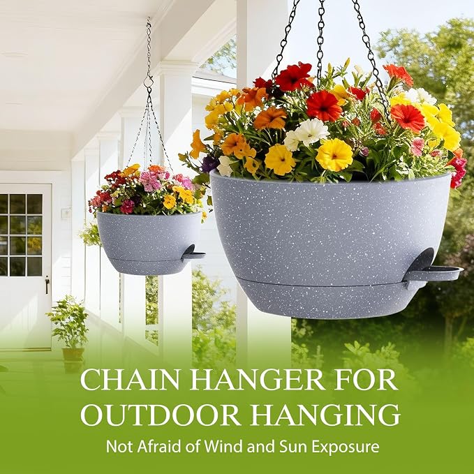 10 Inch Hanging Baskets 2 PC - Image 5