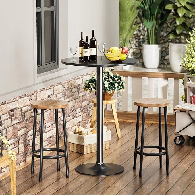 Shahoo Round Bar Table, Cocktail Tables - Image 4