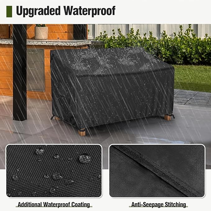 MR.COVER 4-Seater Outdoor Couch Cover Waterproof, Patio Furniture Cover - Image 4