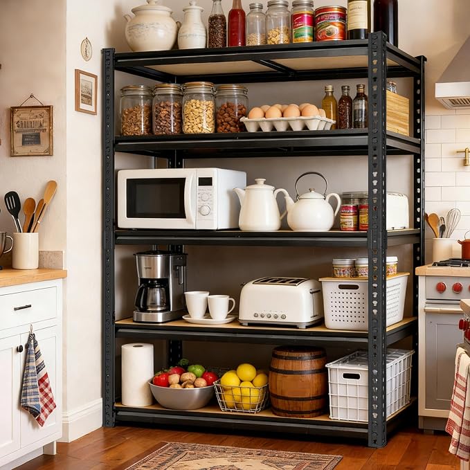 72" H Storage Shelves, Storage Shelves Heavy Duty, 2400LBS Metal Shelving Units - Image 7