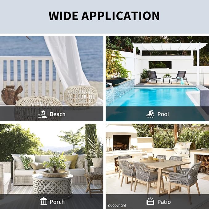 Outdoor Indoor Curtains W52 x L132 - Image 8