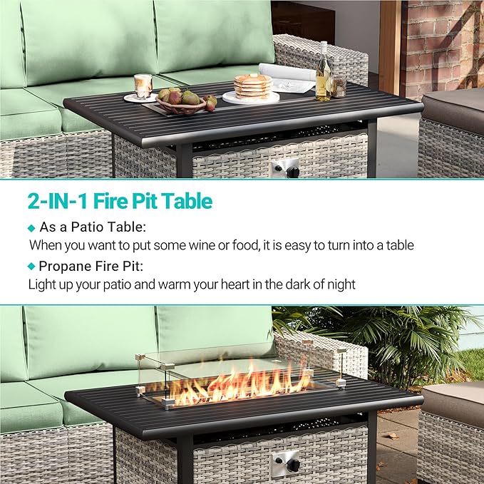 10-Piece Outdoor Patio Furniture Set - Image 7