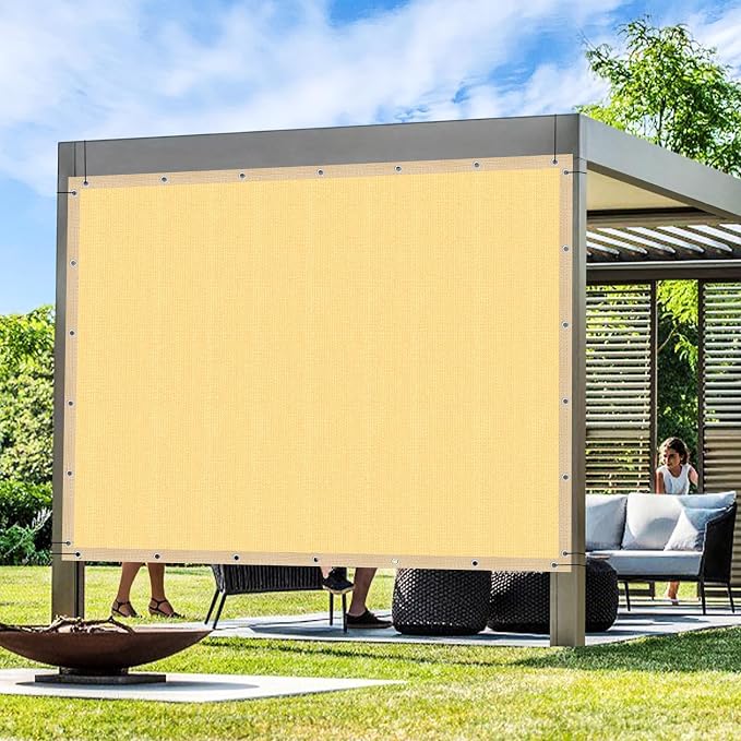 Artpuch Outdoor Pergola Shade Cover 6x21 FT Sun Shade Cloth by Artpuch