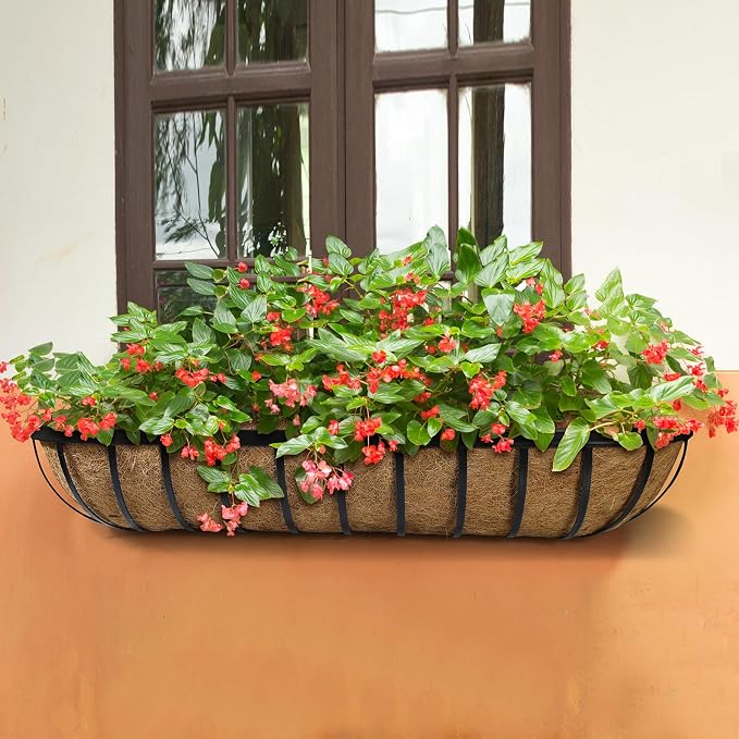 2 Pack 30 Inch Window Deck Railing Planter Boxes - Image 6