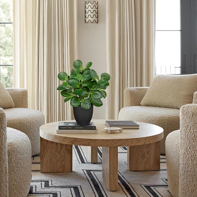 14.5" Artificial Plants Indoor Home Decor, Fake Potted Silk Plants - Image 3