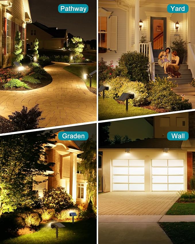 102 LEDs Solar Spot Lights Outdoor Waterproof IP65, Solar Spotlights, - Image 4