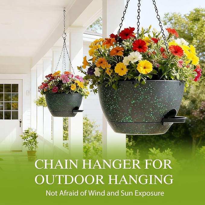 10 Inch Hanging Baskets 2 PC - Image 5