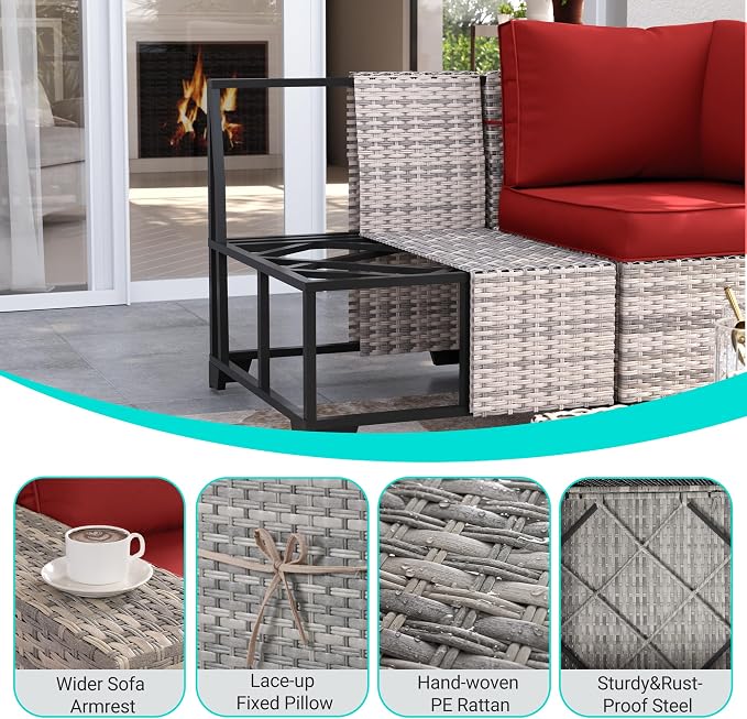 11-Piece Outdoor Patio Furniture Set - Image 5