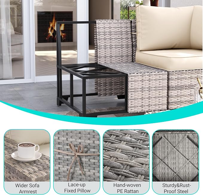 11-Piece Outdoor Patio Furniture Set - Image 5