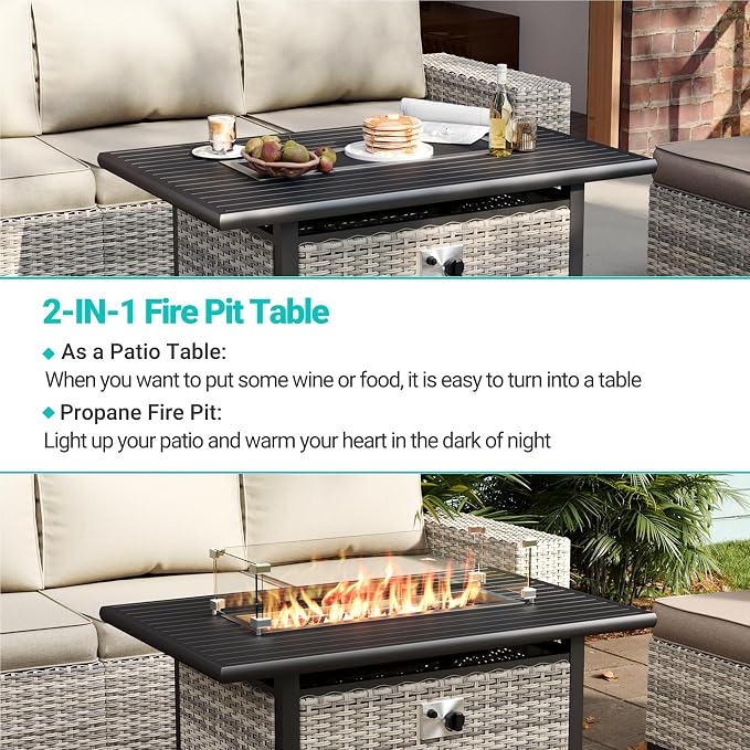 11-Piece Outdoor Patio Furniture Set - Image 4