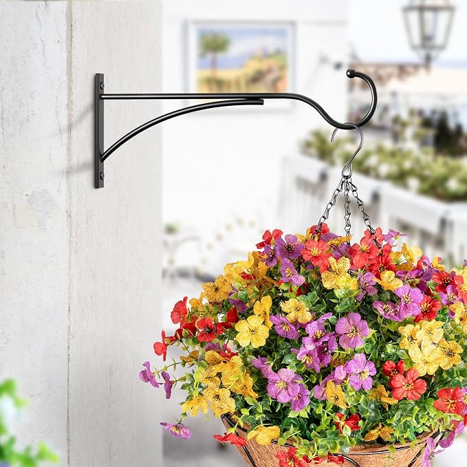 11 Inch 2 Pack Heavy Duty Plant Hangers Outdoor, Metal Plant Brackets - Image 2