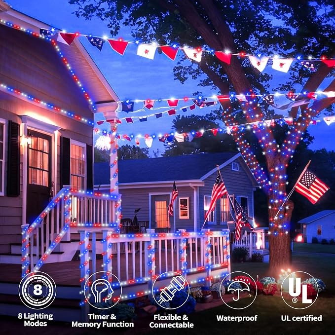 50ft LED Rope Lights Outdoor, 360 LED Connectable & Flexible Tube Lights - Image 3