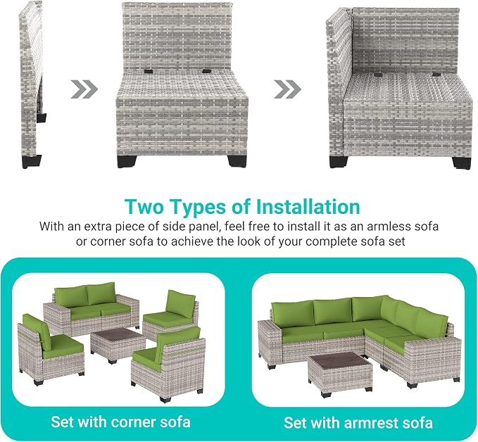 10-Piece Outdoor Patio Furniture Set - Image 3