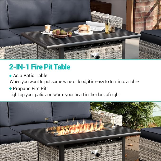 10-Piece Outdoor Patio Furniture Set - Image 3