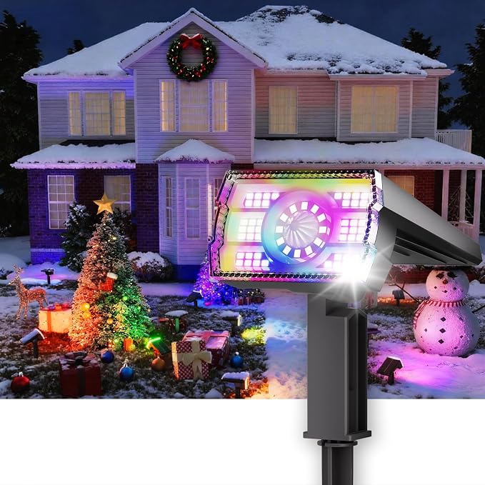 12 Pack - Solar Christmas Lights Outdoor Waterproof, 6 Color Changing by Professionalproductionofsolarlightsoutdoor%EF%BC%9A%EF%BC%89