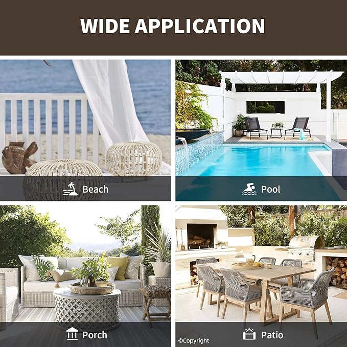 Outdoor Indoor Curtains W52 x L108 - Image 7