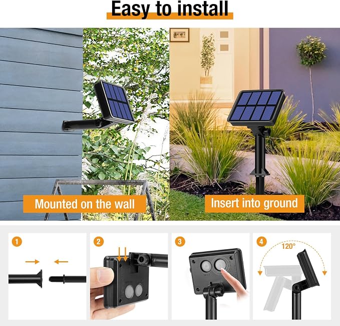 12 Pack Solar String Lights Outdoor, Total 960LED 396FT Solar Fairy Twinkle - Image 6